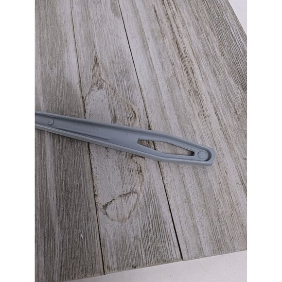 King Kraft #1 Country Blue Nylon Plastic Slotted Spoon 11" Vintage - Picture 6 of 7